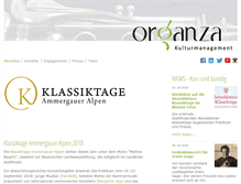 Tablet Screenshot of organza.ch